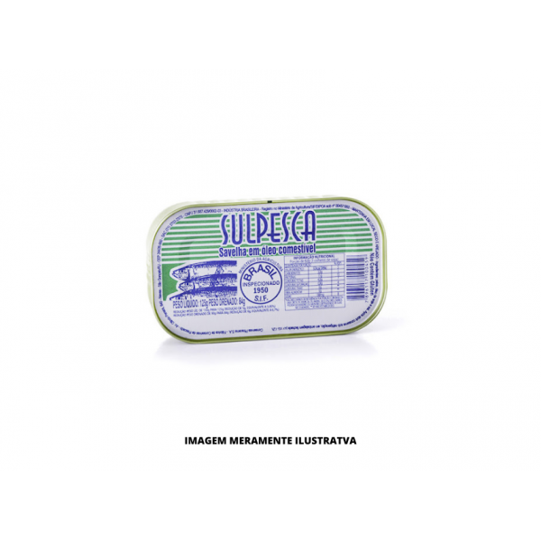 SARDINHA - COSTA MARINE - 84g SULPESCA COM OLEO